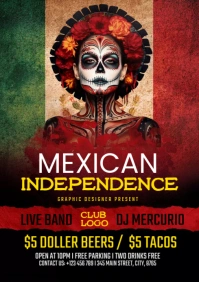 Mexican Independence A4 template