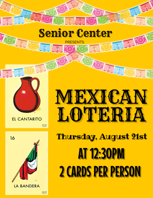Mexican Loteria Flyer Template PosterMyWall mexican-loteria-flyer-template-postermywall