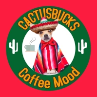 mexican restaurant, coffee, 16 septiembre, lo Logo template