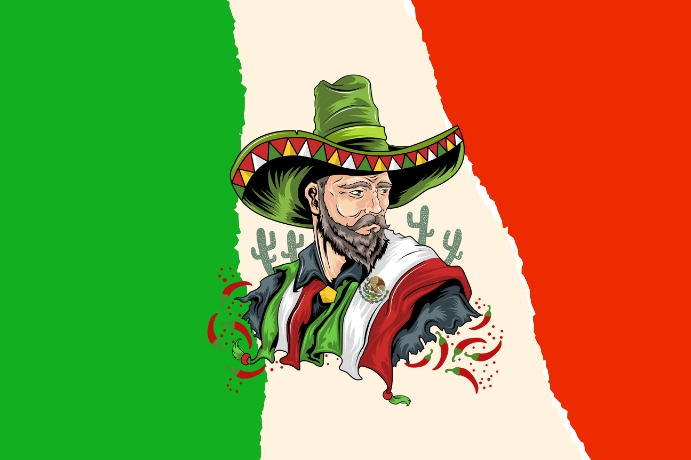 Mexico Flag Template PosterMyWall Mexico Flag Template PosterMyWall