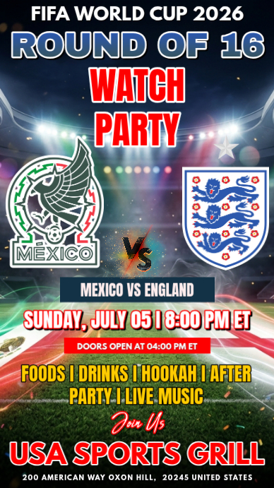 Fifa World Cup Watch Party Template | PosterMyWall