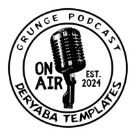 Mic Podcast Karaoke Web Logo Maker Logotipo template