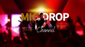 MICDROP CHANNEL DJ Youtube Art Coverfoto til YouTube-kanal template
