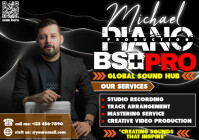 Black Music Production Services A5 Template