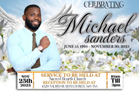 Michael Sanders: A Life Remembered Banner 4' × 6' template