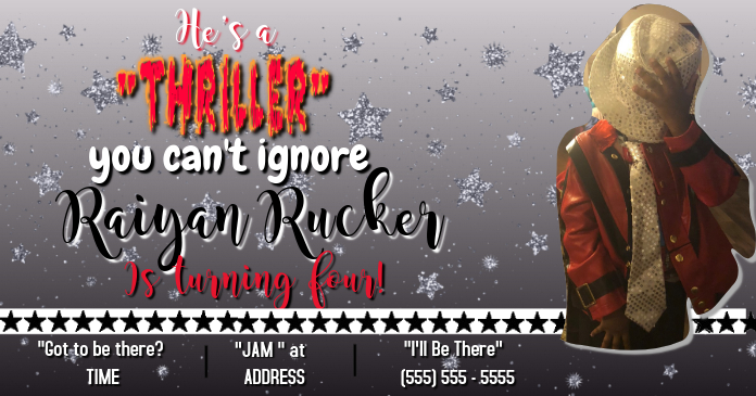 Free Printable Michael Jackson Birthday Invitations Free Printable Michael Jackson Birthday Invitations