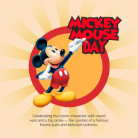 Mouse Day mickey mouse day Template | PosterMyWall