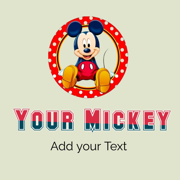 mickey mouse Template | PosterMyWall