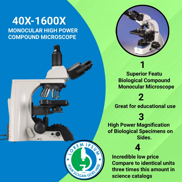 Copy of microscope flyer | PosterMyWall