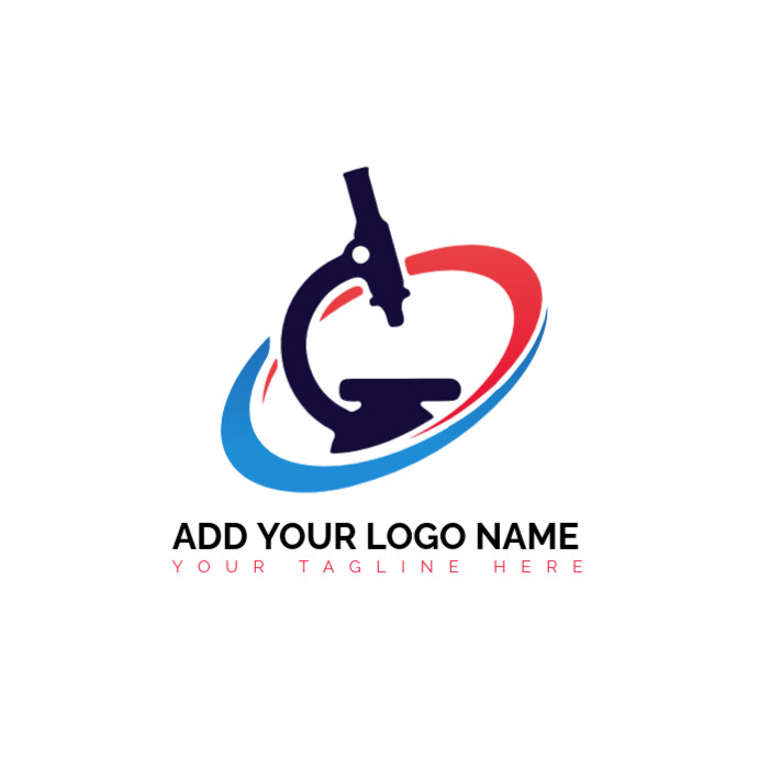 Microscope/laboratory/research/experiment/science/precision/analysis/icon/symbol/brand/business Logo template