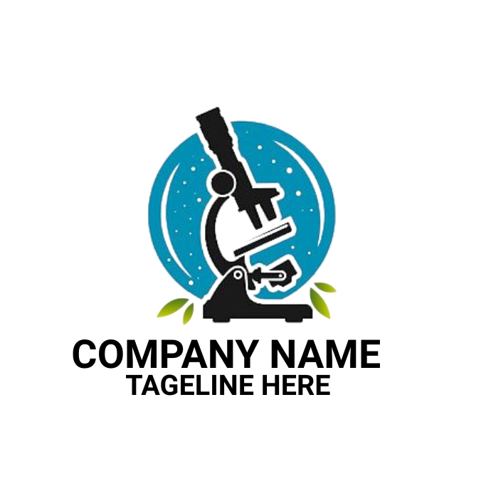 microscope logo template | PosterMyWall
