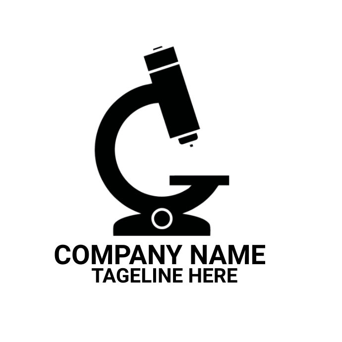 microscope logo template | PosterMyWall