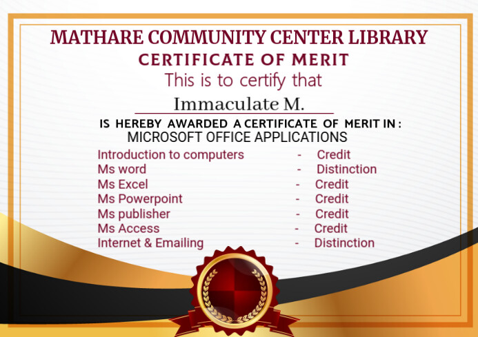 Microsoft certificate Design Template | PosterMyWall