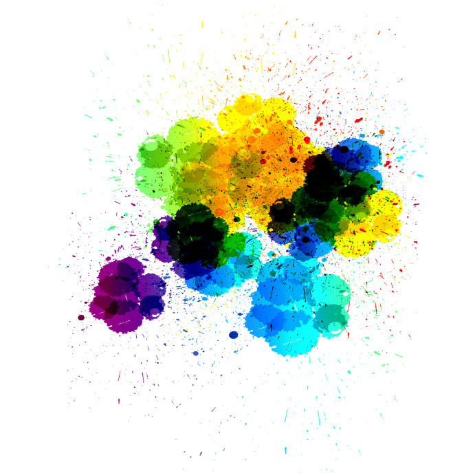 Microsoft paint clip art paint splash Templat PosterMyWall