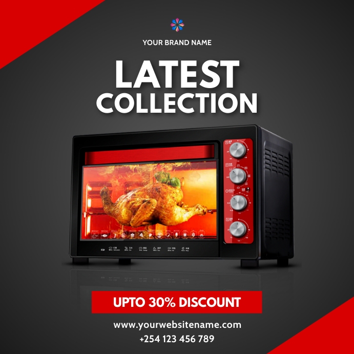 Microwave Note Poster microwave electronics gadgets flyer Template | PosterMyWall