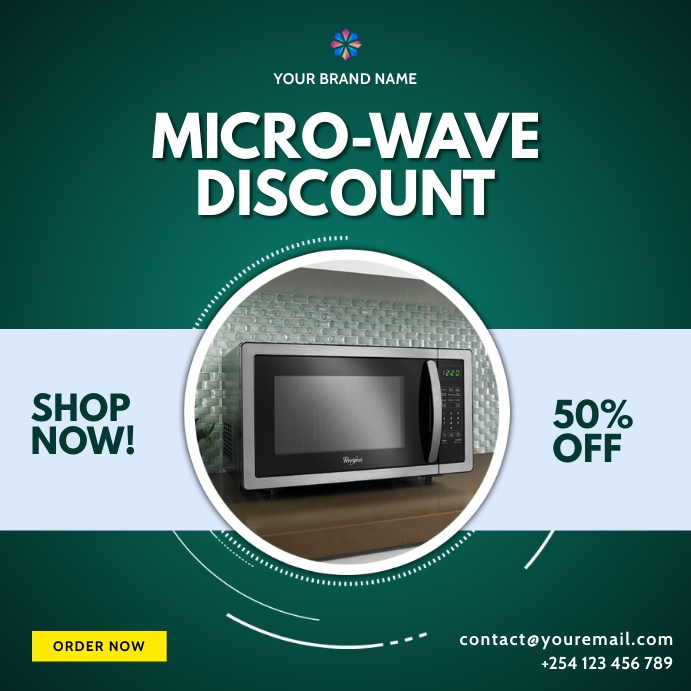 Microwave Note Poster Brosur Brosur Gadget Elektronik Microwave Templat | PosterMyWall