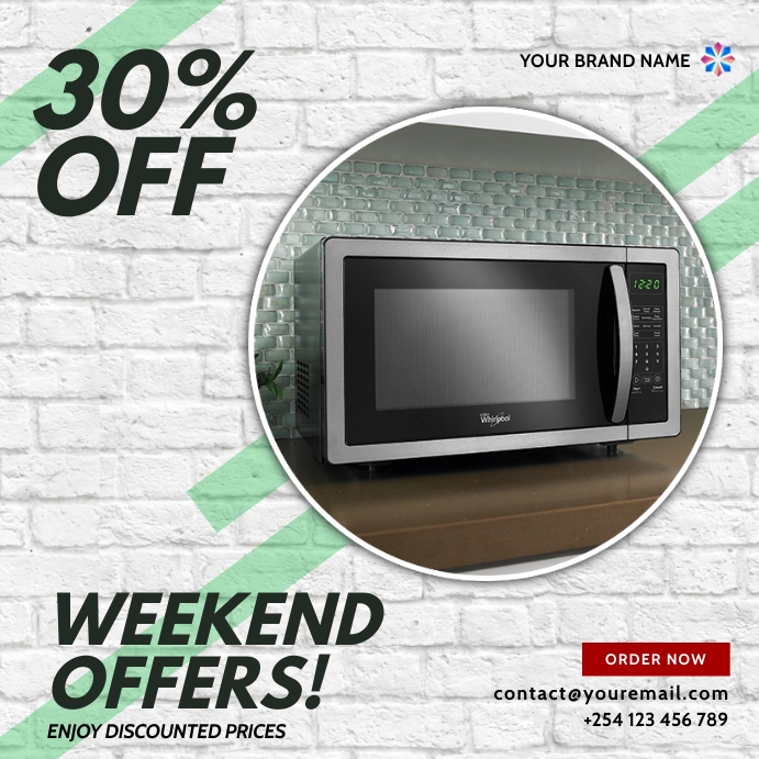 Microwave Note Poster Copy of microwave electronics gadgets sale flyer | PosterMyWall