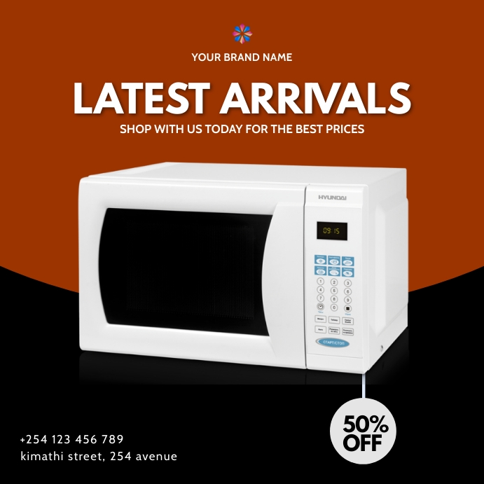 Copy of microwave electronics gadgets sale flyer | PosterMyWall