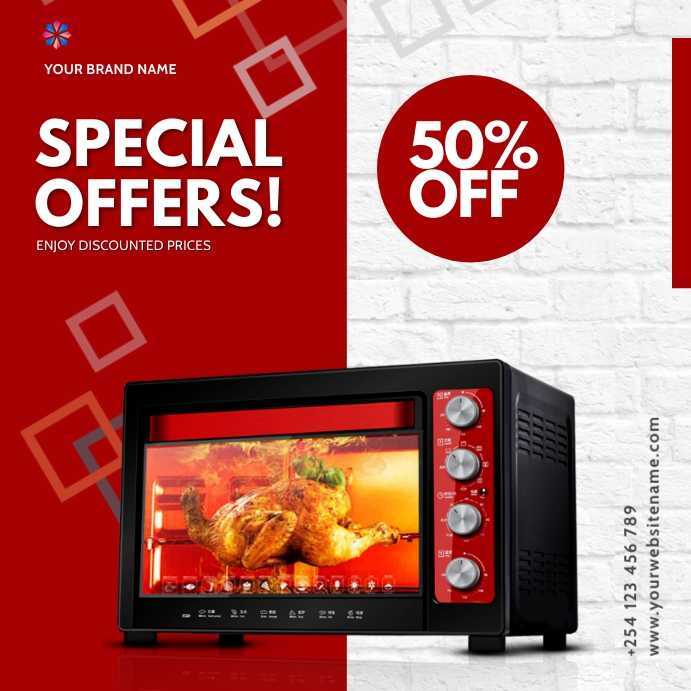 Microwave Note Poster Copy of microwave electronics gadgets sale flyer | PosterMyWall