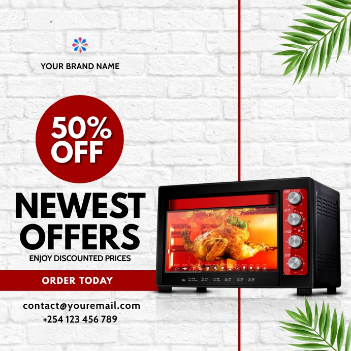 Copy of microwave electronics gadgets sale flyer | PosterMyWall