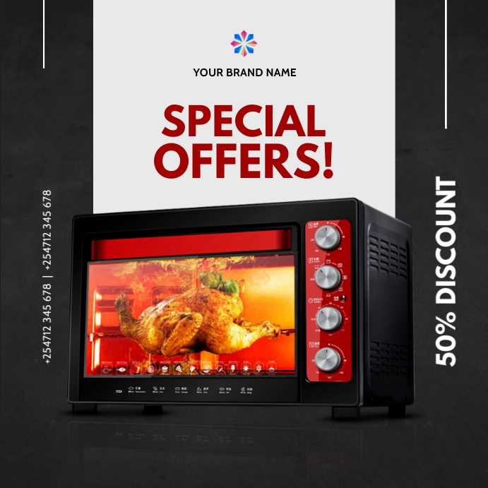Microwave Note Poster microwave electronics gadgets sale flyer Template | PosterMyWall