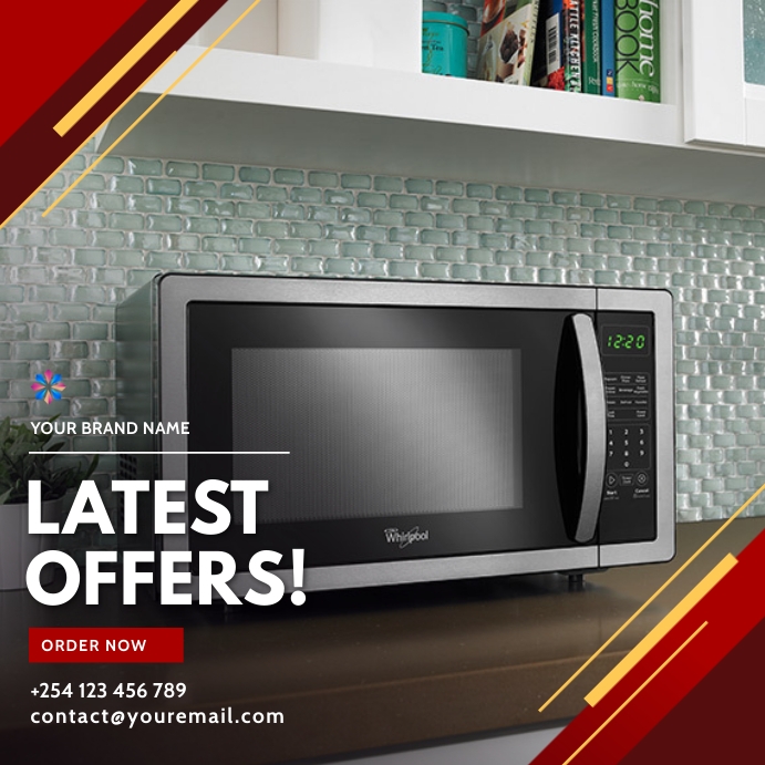 Microwave Note Poster Copy of microwave electronics gadgets sale flyer | PosterMyWall
