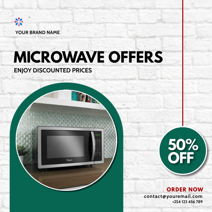 Microwave Note Poster Copy of microwave electronics gadgets sale flyer | PosterMyWall