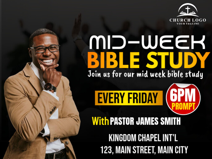 mid week bible study Apresentação template
