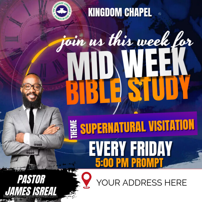 Copy of mid week bible study | PosterMyWall