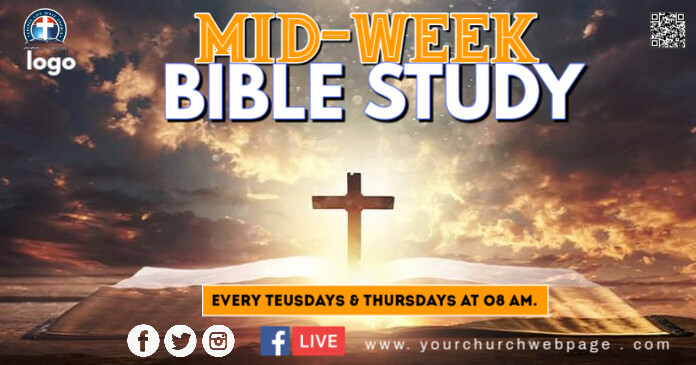 mid week bible study posters Template | PosterMyWall
