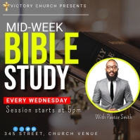 Mid-week Bible study Template | PosterMyWall