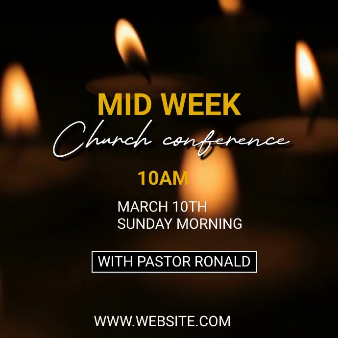 Mid week church conference Template | PosterMyWall