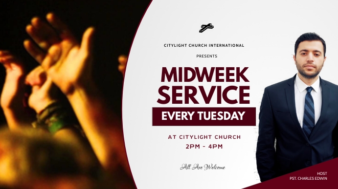 Copy of mid week church service | PosterMyWall