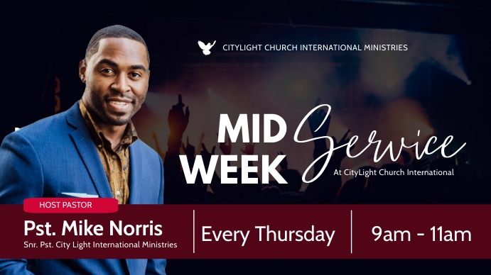 Copy of mid week church service | PosterMyWall