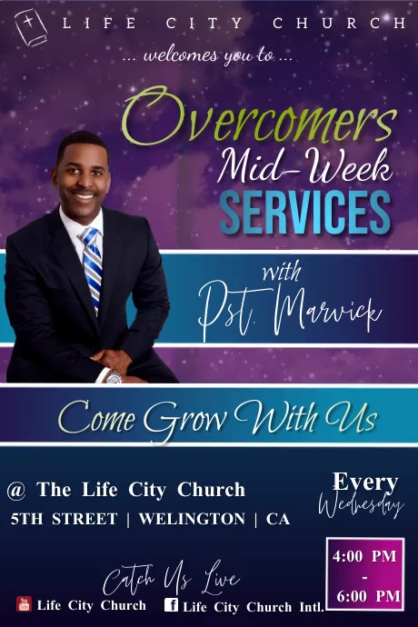 Copy of Mid Week Church Service | PosterMyWall