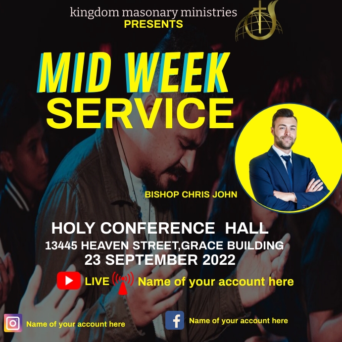 Copy of MID WEEK church TEMPLATE | PosterMyWall
