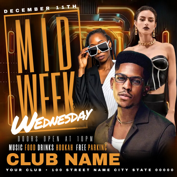 Mid week Template | PosterMyWall