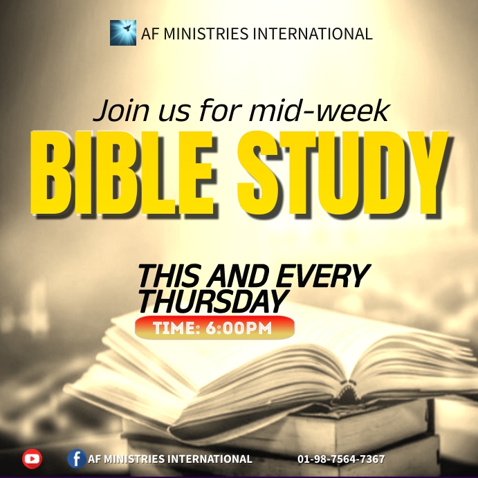 Copy of Mid week service (4) | PosterMyWall