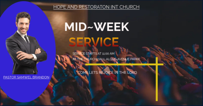 Mid week service Template | PosterMyWall