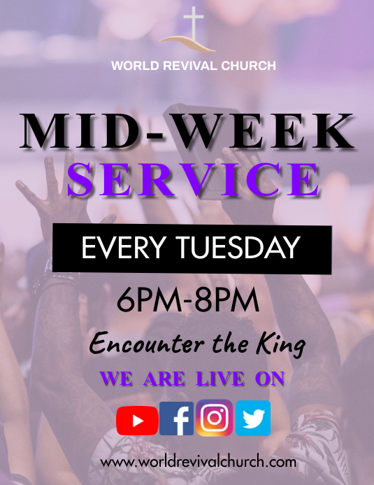 Mid week service Template | PosterMyWall