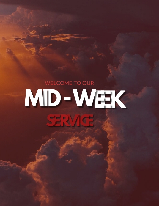 mid week service Template | PosterMyWall