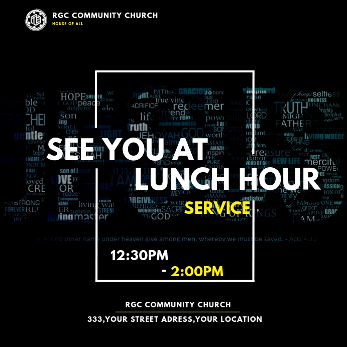 Copy of MID-WEEK SERVICE | PosterMyWall