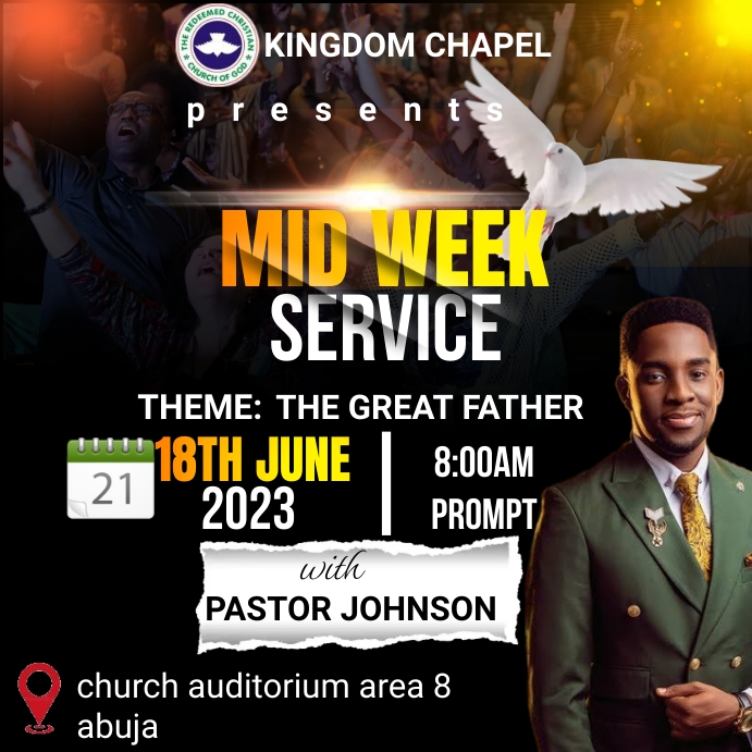 Mid week service Template | PosterMyWall