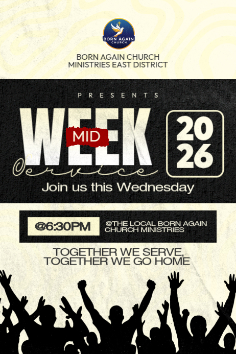 Mid week service Template | PosterMyWall