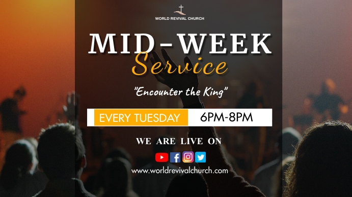 Mid week service Template | PosterMyWall