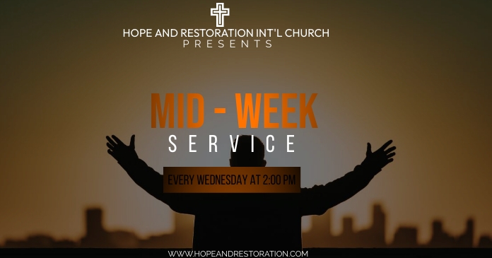 mid week service Template | PosterMyWall
