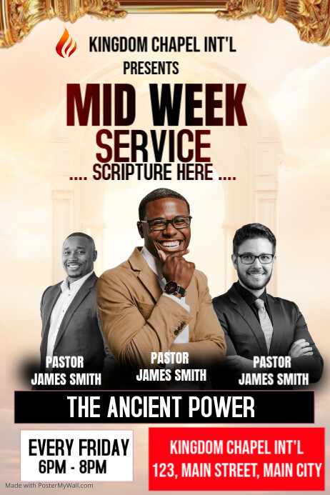 Copy of mid week service flyer | PosterMyWall