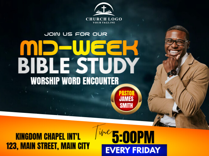 Copy of mid week service flyer | PosterMyWall