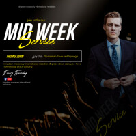 weekly service flyer poster template | PosterMyWall