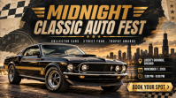 Negro Classic Car Festival YouTube-miniature Template